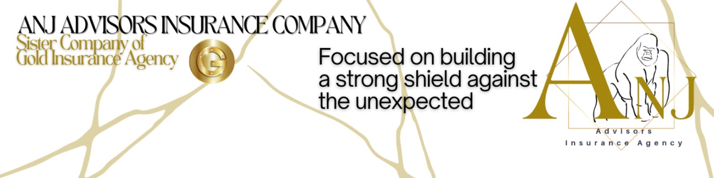 ANJ Advisors Insurance Company, sister company of Gold Insurance Agency. Focused on building a strong shield against the unexpected.